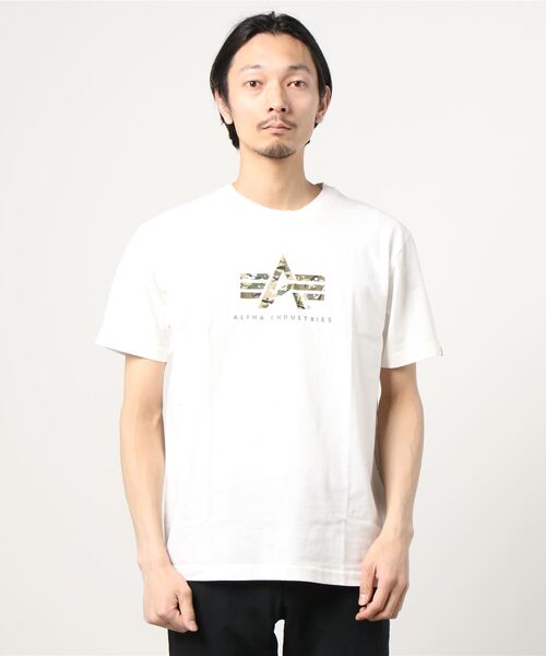 Alpha Industries（アルファインダストリーズ）の「ALPHA /アルファ 「A」MARK BOXLOGO ボックスロゴプリントT（Tシャツ/カットソー・メンズ・ホワイト系その他/ブラック系その他/ホワイト系その他2/ホワイト系その他3/ホワイト系その他4/ブラック系その他2/ブラック系その他3/ブラック系その他4・M/L/XL）」の12枚目の写真
