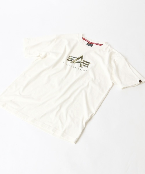 Alpha Industries（アルファインダストリーズ）の「ALPHA /アルファ 「A」MARK BOXLOGO ボックスロゴプリントT（Tシャツ/カットソー・メンズ・ホワイト系その他/ブラック系その他/ホワイト系その他2/ホワイト系その他3/ホワイト系その他4/ブラック系その他2/ブラック系その他3/ブラック系その他4・M/L/XL）」の19枚目の写真