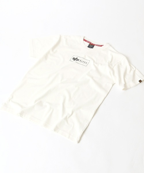 Alpha Industries（アルファインダストリーズ）の「ALPHA /アルファ 「A」MARK BOXLOGO ボックスロゴプリントT（Tシャツ/カットソー・メンズ・ホワイト系その他/ブラック系その他/ホワイト系その他2/ホワイト系その他3/ホワイト系その他4/ブラック系その他2/ブラック系その他3/ブラック系その他4・M/L/XL）」の22枚目の写真