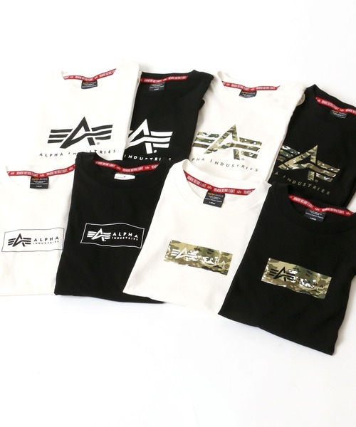 Alpha Industries（アルファインダストリーズ）の「ALPHA /アルファ 「A」MARK BOXLOGO ボックスロゴプリントT（Tシャツ/カットソー・メンズ・ホワイト系その他/ブラック系その他/ホワイト系その他2/ホワイト系その他3/ホワイト系その他4/ブラック系その他2/ブラック系その他3/ブラック系その他4・M/L/XL）」の15枚目の写真