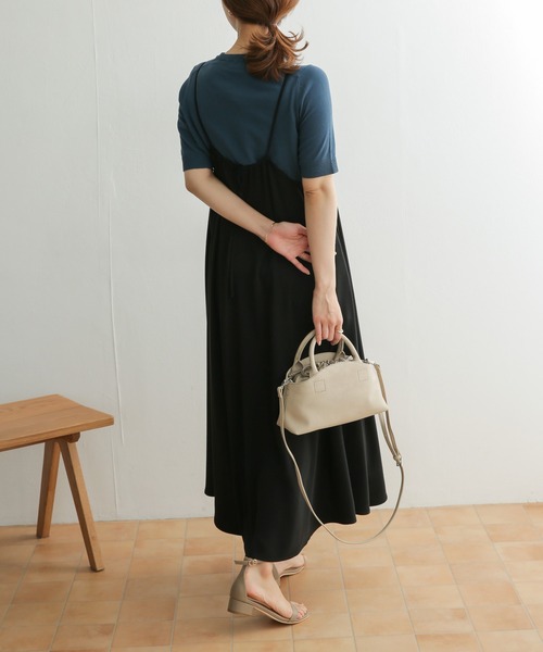 URBAN RESEARCH DOORS（アーバンリサーチドアーズ）の「キャミワンピース（ワンピース・レディース・ブラック/ベージュ・ONE）」の9枚目の写真