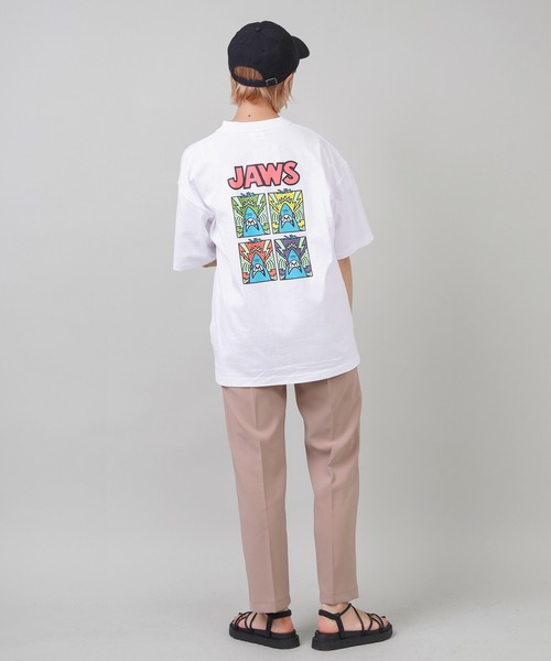 SPINNS（スピンズ）の「カラーテーパードパンツ（スラックス・レディース・ブラック/ベージュ/ホワイト/ダークブルー/グリーン/ダークグリーン・M/S）」の11枚目の写真