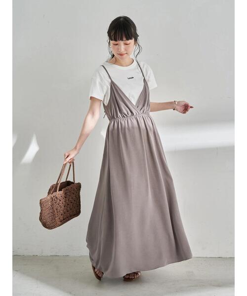 earth music&ecology（アースミュージックアンドエコロジー）の「ミニロゴTシャツ ＊（Tシャツ/カットソー・レディース・ブラック/モカ/オフホワイト/ピンク/ベージュ/サックスブルー・S/M）」の21枚目の写真