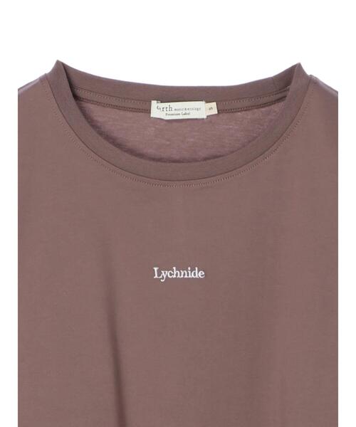 earth music&ecology（アースミュージックアンドエコロジー）の「ミニロゴTシャツ ＊（Tシャツ/カットソー・レディース・ブラック/モカ/オフホワイト/ピンク/ベージュ/サックスブルー・S/M）」の15枚目の写真