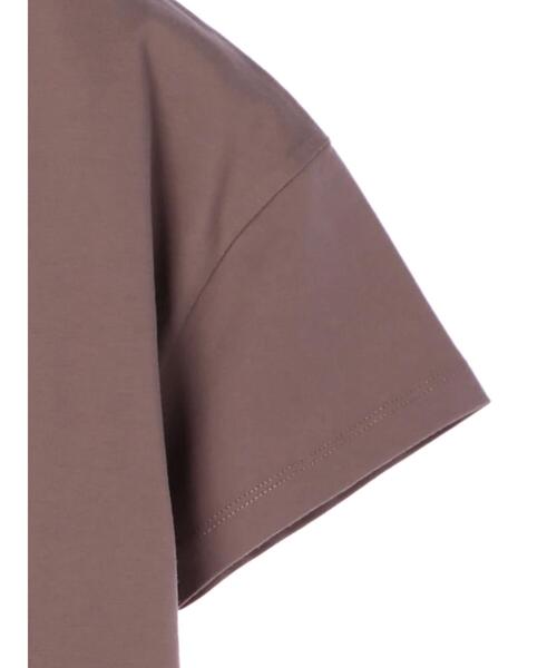 earth music&ecology（アースミュージックアンドエコロジー）の「ミニロゴTシャツ ＊（Tシャツ/カットソー・レディース・ブラック/モカ/オフホワイト/ピンク/ベージュ/サックスブルー・S/M）」の14枚目の写真