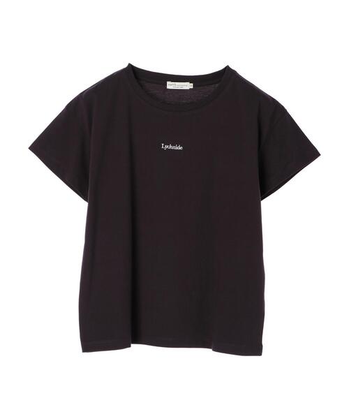 earth music&ecology（アースミュージックアンドエコロジー）の「ミニロゴTシャツ ＊（Tシャツ/カットソー・レディース・ブラック/モカ/オフホワイト/ピンク/ベージュ/サックスブルー・S/M）」の11枚目の写真