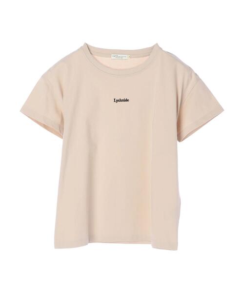 earth music&ecology（アースミュージックアンドエコロジー）の「ミニロゴTシャツ ＊（Tシャツ/カットソー・レディース・ブラック/モカ/オフホワイト/ピンク/ベージュ/サックスブルー・S/M）」の9枚目の写真