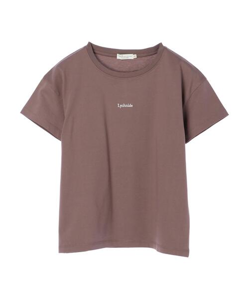 earth music&ecology（アースミュージックアンドエコロジー）の「ミニロゴTシャツ ＊（Tシャツ/カットソー・レディース・ブラック/モカ/オフホワイト/ピンク/ベージュ/サックスブルー・S/M）」の8枚目の写真