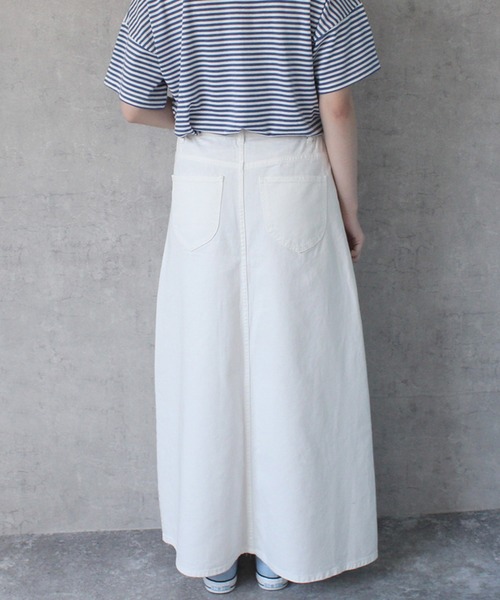 最終お値下げ45Rホワイトフレアスカート デニム　サイズ3 最終お値下げ45Rホワイトフレアスカート デニム サイズ3 最終お値下げ