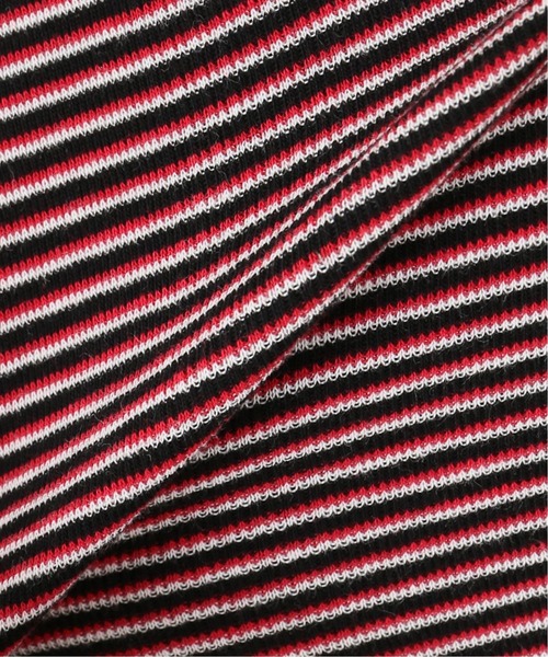 U by SPICK&SPAN(ユーバイスピックアンドスパン)の「【MILLER/ミラー】 ボーダー5分袖クルーネックプルオーバー2◆(Tシャツ/カットソー・レディース・グリーン/サックスブルー/レッド・FREE)」の8枚目の写真