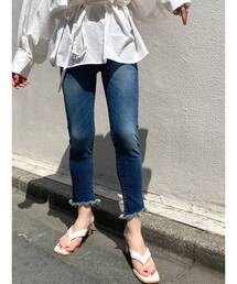 Ungrid | フレイドヘムストスリ(デニムパンツ)