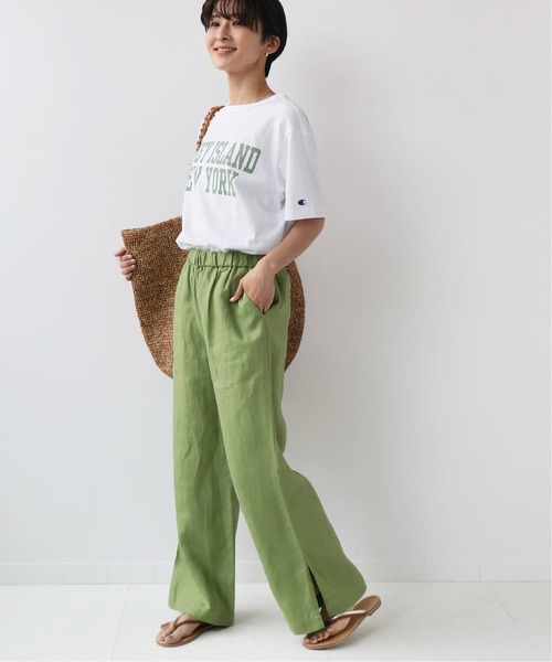 Champion(チャンピオン)の「【CHAMPION/チャンピオン】SMU 20s/1 USA Cotton Jersey:別注Tシャツ◆(Tシャツ/カットソー・レディース・ホワイト/ブラウン系その他・LARGE)」の10枚目の写真