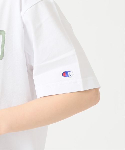 Champion(チャンピオン)の「【CHAMPION/チャンピオン】SMU 20s/1 USA Cotton Jersey:別注Tシャツ◆(Tシャツ/カットソー・レディース・ホワイト/ブラウン系その他・LARGE)」の9枚目の写真