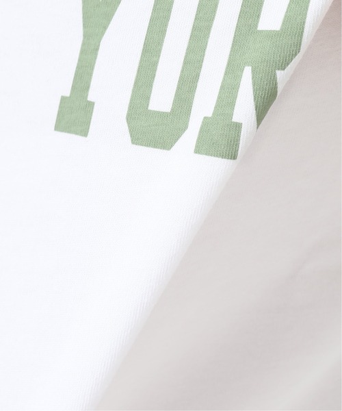 Champion(チャンピオン)の「【CHAMPION/チャンピオン】SMU 20s/1 USA Cotton Jersey:別注Tシャツ◆(Tシャツ/カットソー・レディース・ホワイト/ブラウン系その他・LARGE)」の6枚目の写真