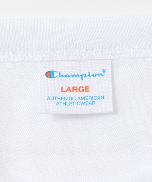 Champion(チャンピオン)の「【CHAMPION/チャンピオン】SMU 20s/1 USA Cotton Jersey:別注Tシャツ◆(Tシャツ/カットソー・レディース・ホワイト/ブラウン系その他・LARGE)」の16枚目の写真