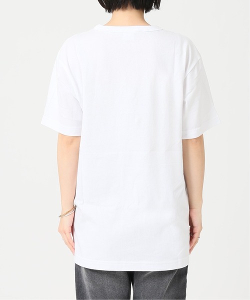 Champion(チャンピオン)の「【CHAMPION/チャンピオン】SMU 20s/1 USA Cotton Jersey:別注Tシャツ◆(Tシャツ/カットソー・レディース・ホワイト/ブラウン系その他・LARGE)」の15枚目の写真