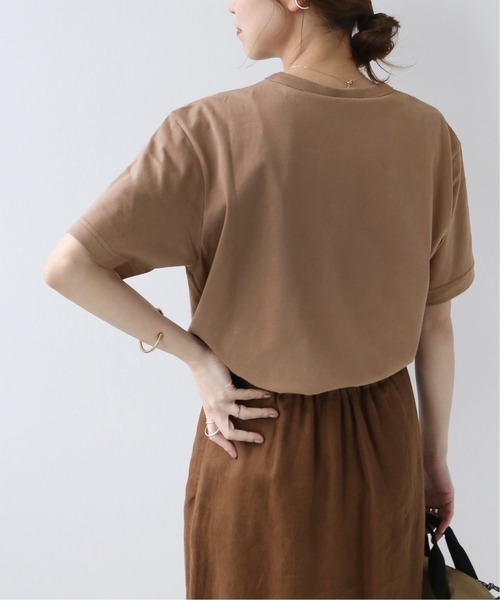 Champion(チャンピオン)の「【CHAMPION/チャンピオン】SMU 20s/1 USA Cotton Jersey:別注Tシャツ◆(Tシャツ/カットソー・レディース・ホワイト/ブラウン系その他・LARGE)」の8枚目の写真