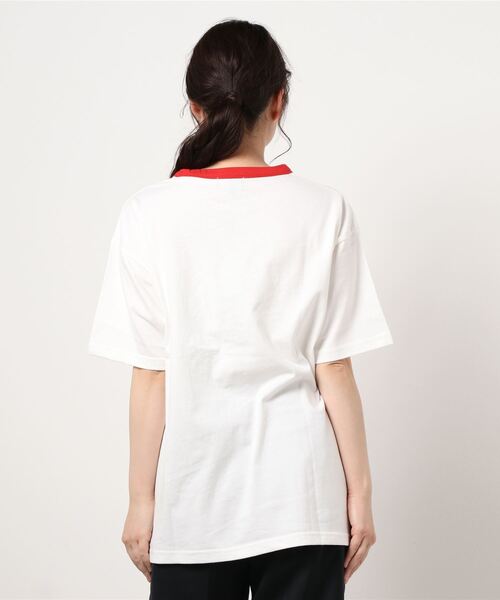 PBLIM（ページボーイリム）の「【PAGEBOYLIM】リンガーT（Tシャツ/カットソー・レディース・ホワイト×レッド/ホワイト×ブルー・MEDIUM）」の13枚目の写真