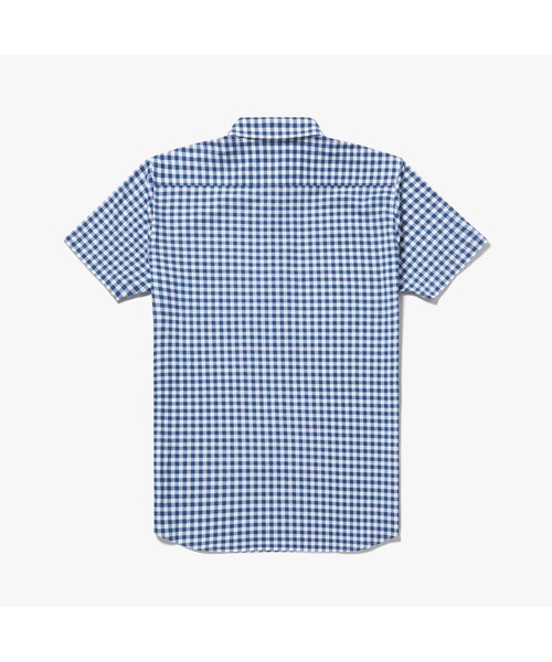 LACOSTE（ラコステ）の「ギンガムチェック半袖ビジネスシャツ（シャツ/ブラウス・メンズ・ブラック/ネイビー/ダークベージュ・2/4/6/3/5）」の9枚目の写真