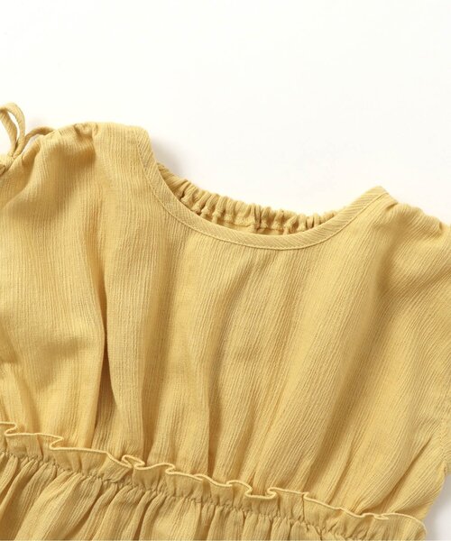 apres les cours（アプレレクール）の「カラフルフレアワンピース（ワンピース・キッズ・ピンク/イエロー/ミント/オレンジ/サックスブルー・100/80/90/130/110/140/120）」の21枚目の写真