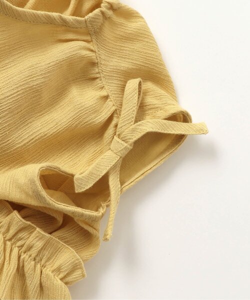 apres les cours（アプレレクール）の「カラフルフレアワンピース（ワンピース・キッズ・ピンク/イエロー/ミント/オレンジ/サックスブルー・100/80/90/130/110/140/120）」の22枚目の写真