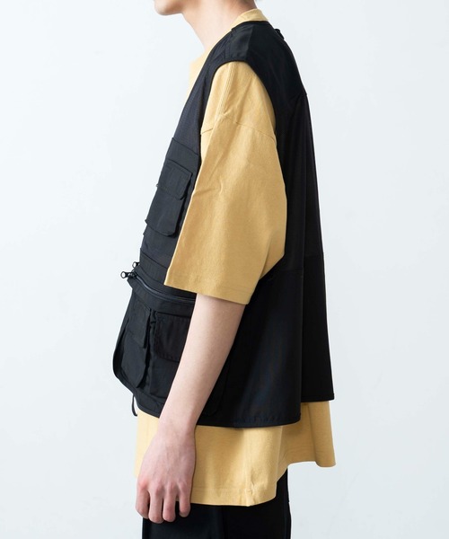 WEGO（ウィゴー）の「WEGO/フィッシングベスト（ベスト・メンズ・ブラック/ダークグリーン/ベージュ/ネイビー/ホワイト・MEDIUM/LARGE）」の17枚目の写真