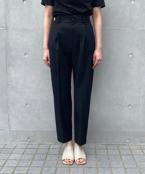 VINTAGE TWILL テーパードパンツ(1 BROWN): : メンズ｜UNITED
