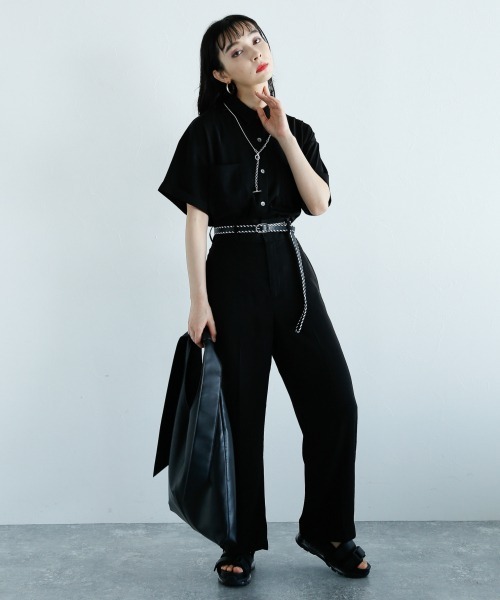 HARE（ハレ）の「シンセティックレザートートバッグ(HARE)（トートバッグ・レディース・ブラック・FREE）」の14枚目の写真