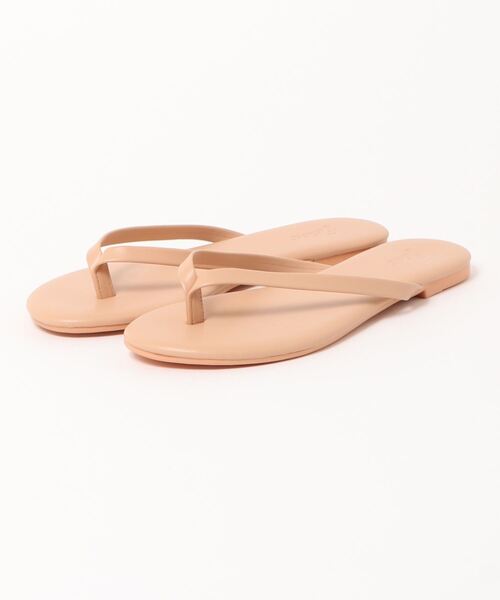 flower（フラワー）の「ヌーディカラービーチサンダル（サンダル・レディース・ベージュ/アイボリー/グリーン・SMALL/MEDIUM）」の2枚目の写真