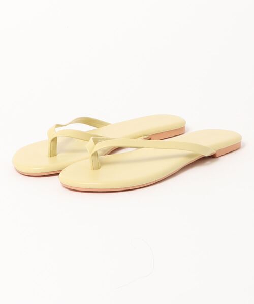 flower（フラワー）の「ヌーディカラービーチサンダル（サンダル・レディース・ベージュ/アイボリー/グリーン・SMALL/MEDIUM）」の3枚目の写真