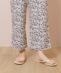 flower | ヌーディカラービーチサンダル(サンダル)