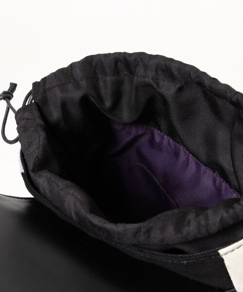 Clelia（クレリア）の「マルチカラーキャンバス×合成皮革フラップリュックサック（バックパック/リュック・レディース・パープル系その他/グレー系その他/ラベンダー/ピンク系その他/ブラウン系その他・ONE SIZE）」の11枚目の写真