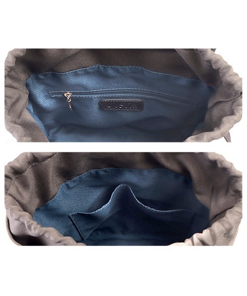 Clelia（クレリア）の「マルチカラーキャンバス×合成皮革フラップリュックサック（バックパック/リュック・レディース・パープル系その他/グレー系その他/ラベンダー/ピンク系その他/ブラウン系その他・ONE SIZE）」の20枚目の写真