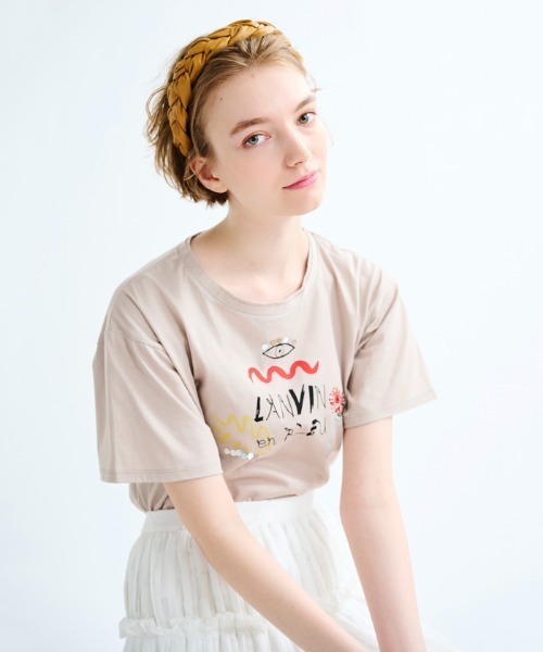 LANVIN en Bleu(ランバンオンブルー)の「編み込みカチューシャ(カチューシャ・レディース・ブラック/ベージュ/パープル・FREE)」の9枚目の写真