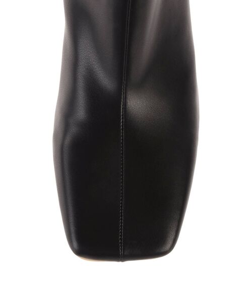 LAGUNAMOON（ラグナムーン）の「ミニマルスクエアショートブーツ（その他シューズ・レディース・アイボリー/ブラック/ベージュ・SMALL/MEDIUM）」の8枚目の写真