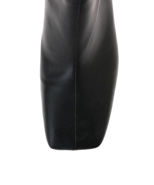 LAGUNAMOON（ラグナムーン）の「ミニマルスクエアショートブーツ（その他シューズ・レディース・アイボリー/ブラック/ベージュ・SMALL/MEDIUM）」の16枚目の写真