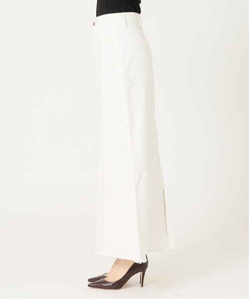 plage（プラージュ）の「【Healthy denim/ヘルシーデニム】SP WHT DENIM SLIT LONG スカート2◆（スカート・レディース・ホワイト・38/36/34）」の8枚目の写真