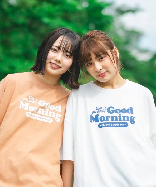 nemne store(ネンネストア)の「夏がはじまるロゴフォトアソートプリントT(Tシャツ/カットソー・レディース・ホワイト/ベージュ/パープル/オフホワイト/オレンジ/アイボリー/オートミール/ホワイト系その他・フリー)」の14枚目の写真