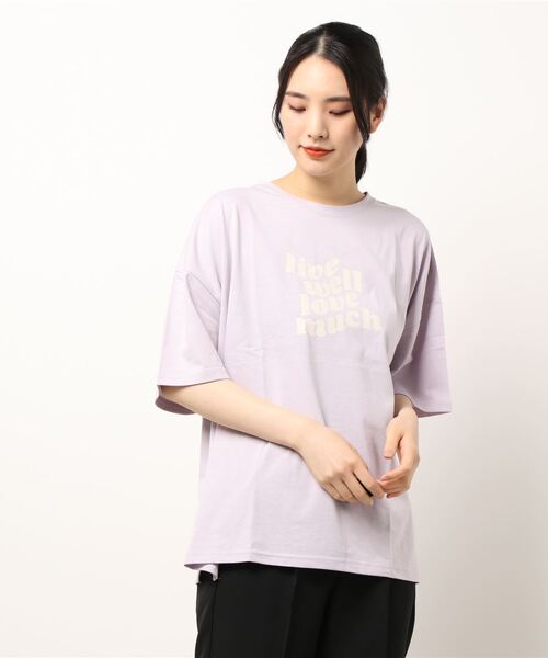 nemne store(ネンネストア)の「夏がはじまるロゴフォトアソートプリントT(Tシャツ/カットソー・レディース・ホワイト/ベージュ/パープル/オフホワイト/オレンジ/アイボリー/オートミール/ホワイト系その他・フリー)」の21枚目の写真