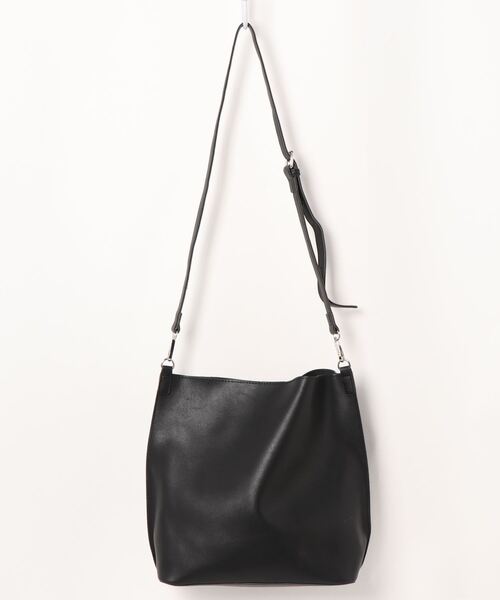 coca（coca）（コカ）の「アクセントステッチマルチウェイバック（ショルダーバッグ・レディース・ブラック/ブラウン・ONE SIZE）」の7枚目の写真