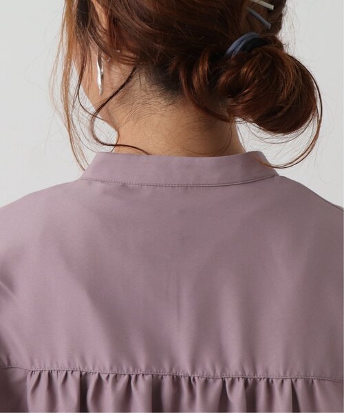 frames RAY CASSIN（フレームスレイカズン）の「バンドカラー両ポケシャツワンピース（シャツワンピース・レディース・ラベンダー/グレイッシュベージュ/グレー系/ブラウン系・FREE）」の21枚目の写真