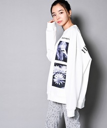 GALLIS ADDICTION | GA RANDOM-PHOTO CREW/ランダムフォト トレーナー(スウェット)