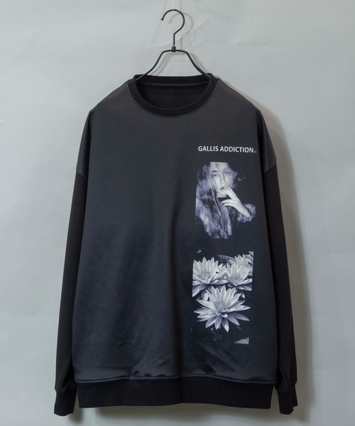 GALLIS ADDICTION（ガリスアディクション）の「GA RANDOM-PHOTO CREW/ランダムフォト トレーナー（スウェット・メンズ・ホワイト/ブラック・M/L）」の17枚目の写真