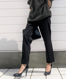 Q | ウォッシャブルツイルイージーパンツ(その他パンツ)