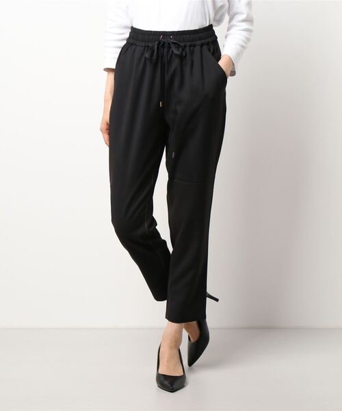 Q（キュー）の「ウォッシャブルツイルイージーパンツ（その他パンツ・レディース・ブラック/ベージュ/ピンク/ブラック系その他/ダークカーキ/アイボリー・MEDIUM）」の16枚目の写真