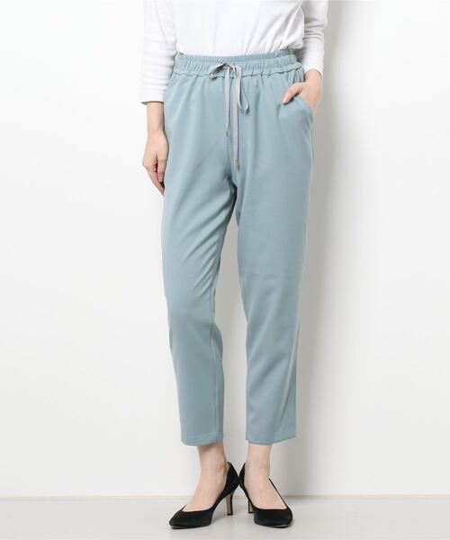 Q（キュー）の「ウォッシャブルツイルイージーパンツ（その他パンツ・レディース・ブラック/ベージュ/ピンク/ブラック系その他/ダークカーキ/アイボリー・MEDIUM）」の12枚目の写真