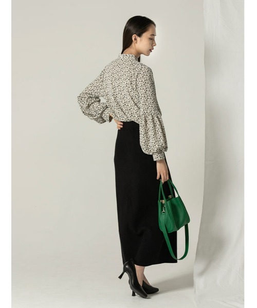 fifth(フィフス)の「クラシカルプリントボリュームスリーブブラウス(シャツ/ブラウス・レディース・ホワイト/ブラック・MEDIUM)」の5枚目の写真