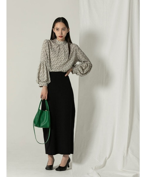 fifth(フィフス)の「クラシカルプリントボリュームスリーブブラウス(シャツ/ブラウス・レディース・ホワイト/ブラック・MEDIUM)」の7枚目の写真