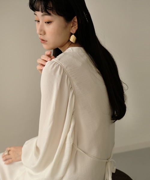 WEB限定】フロント刺繍ワンピース（ワンピース）｜Bab（バブ）の