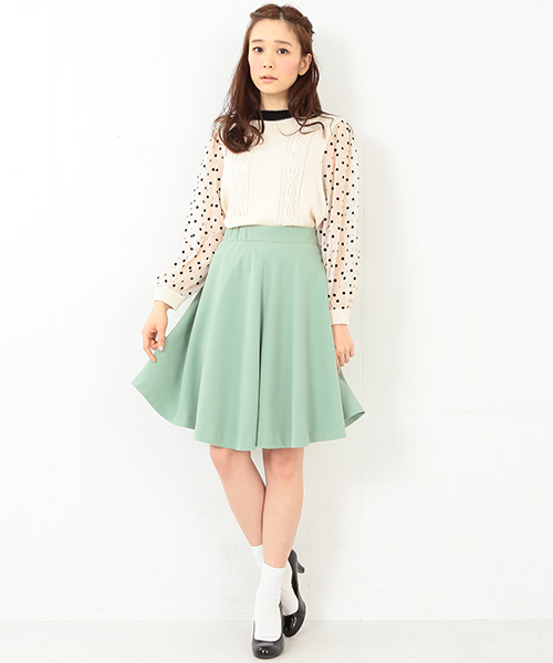 CAROLINA GLASER(カロリナ グレイサー)の「CAROLINA GLASER / ドットチュール プルオーバー(ニット/セーター・レディース・クリーム・ONE SIZE)」の20枚目の写真